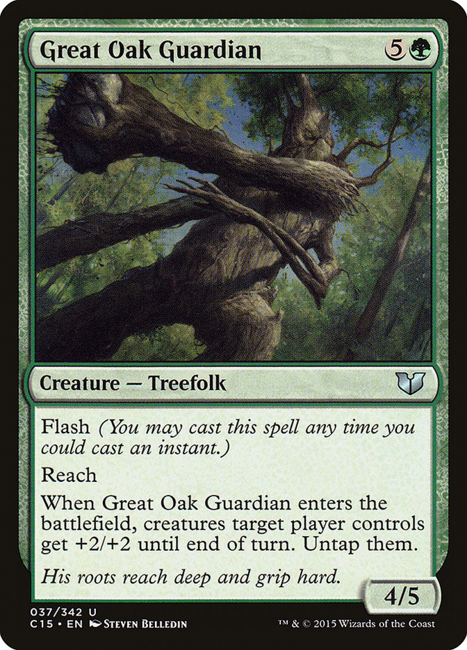 Great Oak Guardian [Commander 2015] | Game Grid - Logan