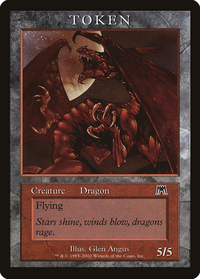 Dragon Token [Magic Player Rewards 2002] | Game Grid - Logan