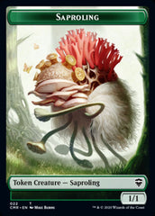 Copy (023) // Saproling Double-Sided Token [Commander Legends Tokens] | Game Grid - Logan