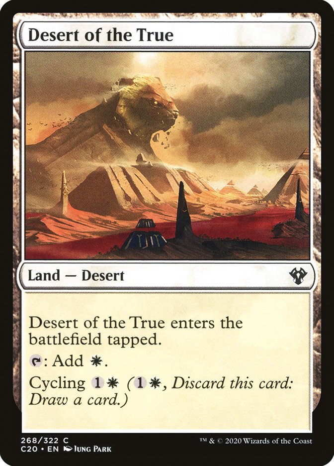 Desert of the True [Commander 2020] | Game Grid - Logan