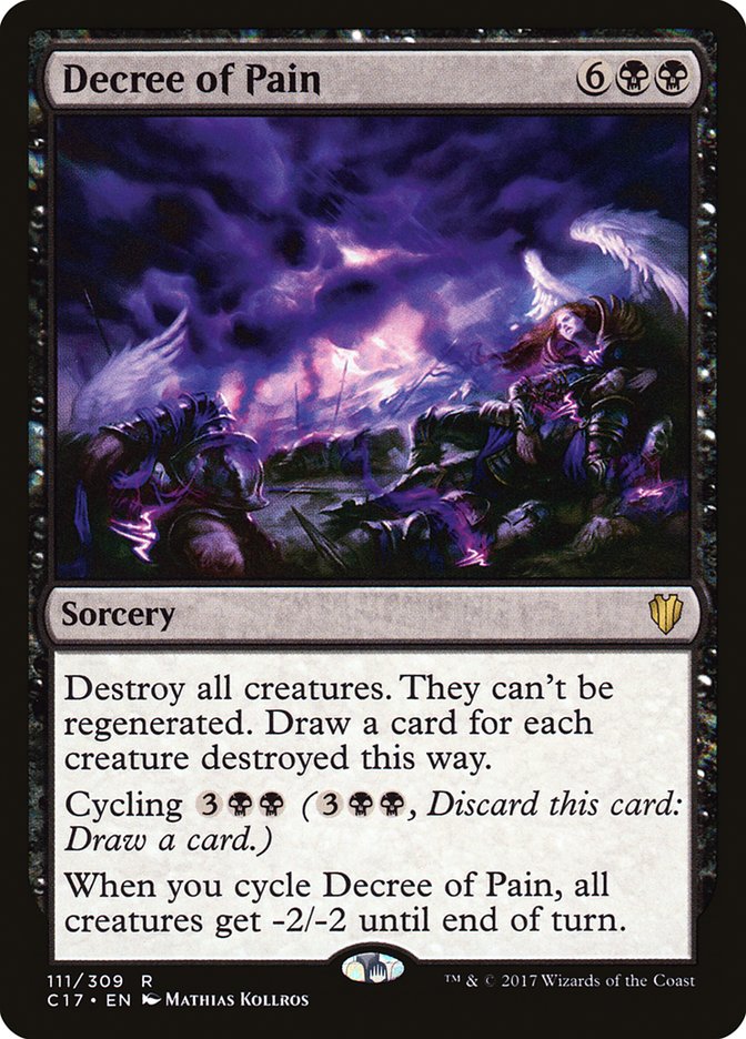 Decree of Pain [Commander 2017] | Game Grid - Logan