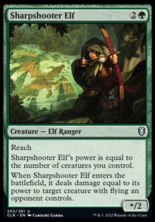 Sharpshooter Elf [Commander Legends: Battle for Baldur's Gate] | Game Grid - Logan