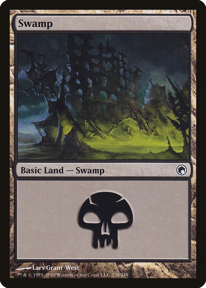 Swamp (238) [Scars of Mirrodin] | Game Grid - Logan