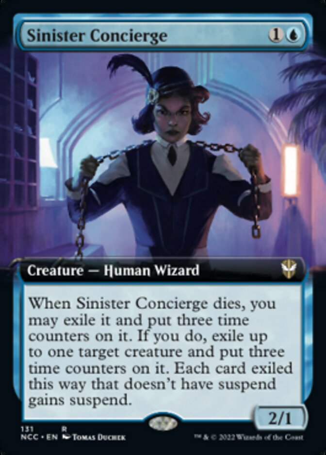 Sinister Concierge (Extended Art) [Streets of New Capenna Commander] | Game Grid - Logan
