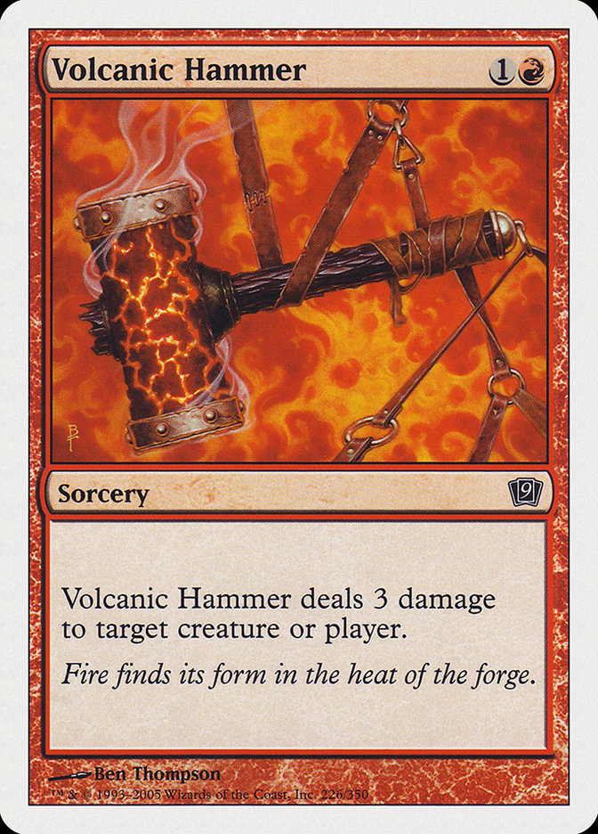 Volcanic Hammer [Ninth Edition] | Game Grid - Logan