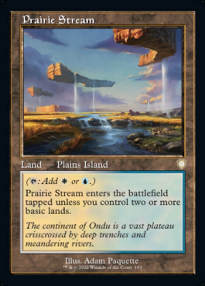Prairie Stream (Retro) [The Brothers' War Commander] | Game Grid - Logan