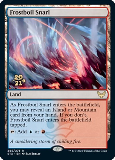 Frostboil Snarl [Strixhaven: School of Mages Prerelease Promos] | Game Grid - Logan