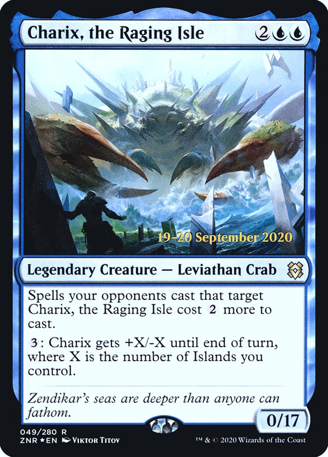 Charix, the Raging Isle [Zendikar Rising Prerelease Promos] | Game Grid - Logan