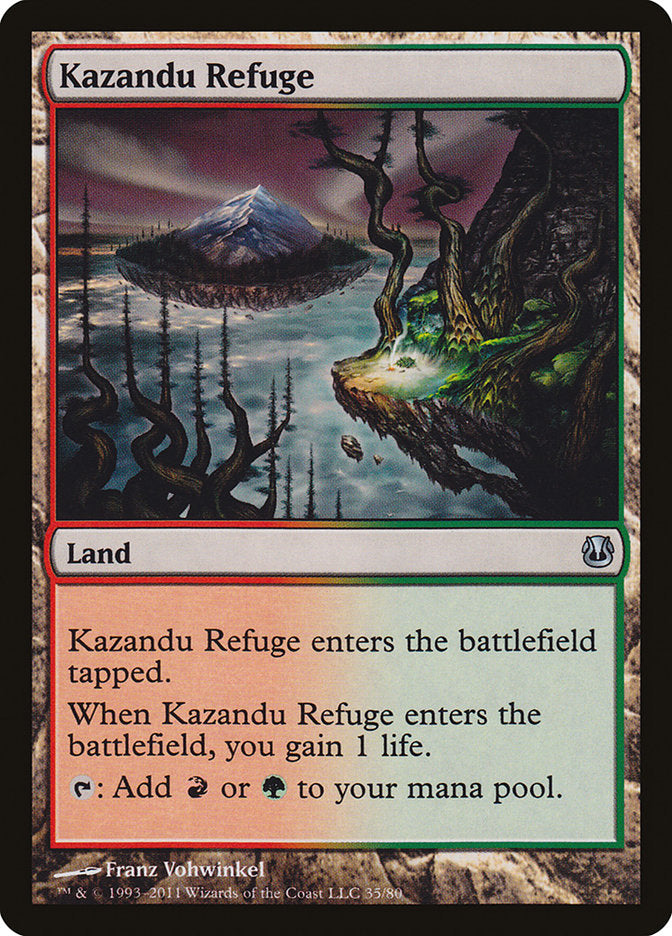 Kazandu Refuge [Duel Decks: Ajani vs. Nicol Bolas] | Game Grid - Logan