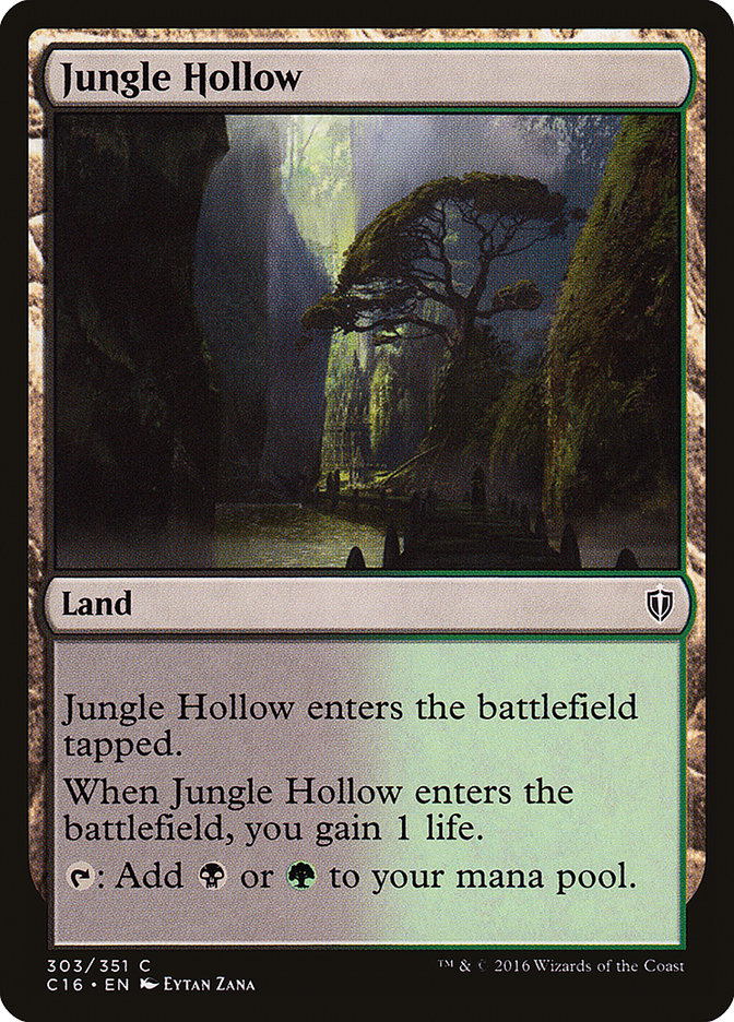 Jungle Hollow [Commander 2016] | Game Grid - Logan