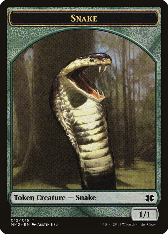 Snake Token [Modern Masters 2015 Tokens] | Game Grid - Logan