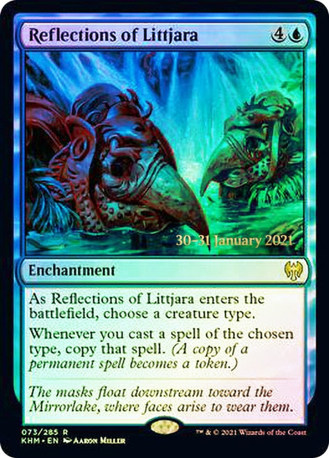 Reflections of Littjara [Kaldheim Prerelease Promos] | Game Grid - Logan