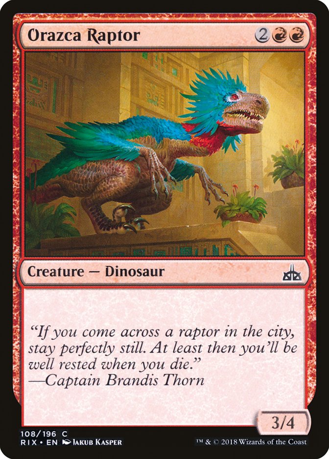 Orazca Raptor [Rivals of Ixalan] | Game Grid - Logan
