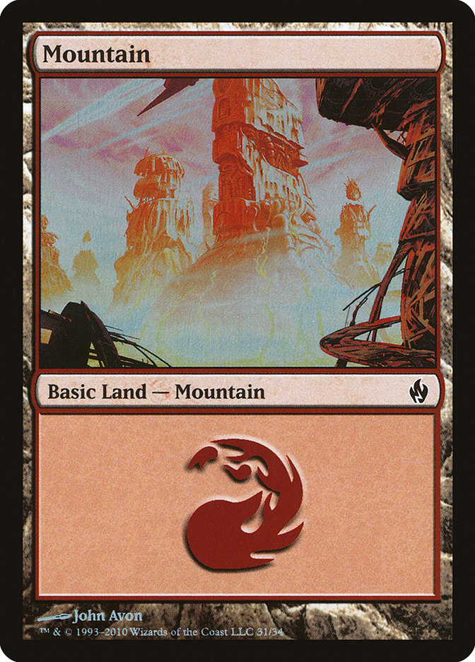 Mountain (31) [Premium Deck Series: Fire and Lightning] | Game Grid - Logan