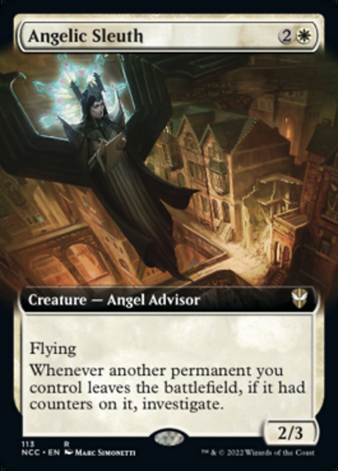 Angelic Sleuth (Extended Art) [Streets of New Capenna Commander] | Game Grid - Logan