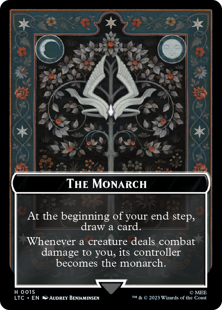 The Monarch // Treasure Double-Sided Token [The Lord of the Rings: Tales of Middle-Earth Commander Tokens] | Game Grid - Logan