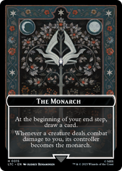 The Monarch // Treasure Double-Sided Token [The Lord of the Rings: Tales of Middle-Earth Commander Tokens] | Game Grid - Logan