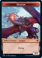 Dragon // Dragon Double-Sided Token [Starter Commander Decks] | Game Grid - Logan