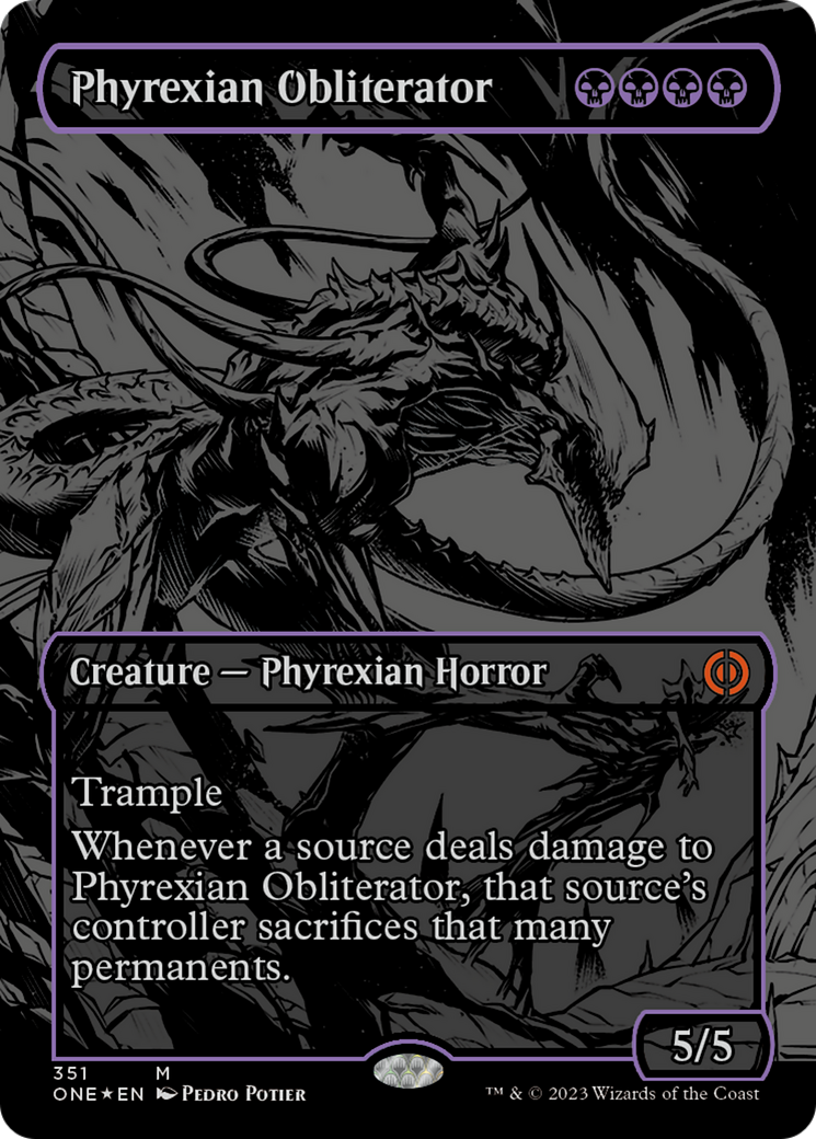 Phyrexian Obliterator (Oil Slick Raised Foil) [Phyrexia: All Will Be One] | Game Grid - Logan