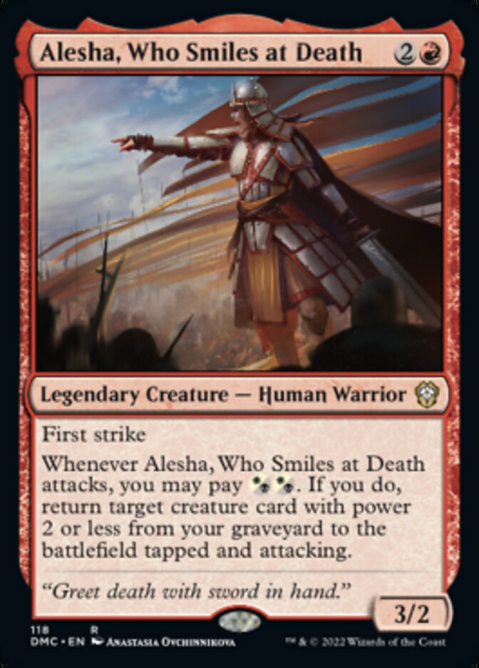 Alesha, Who Smiles at Death [Dominaria United Commander] | Game Grid - Logan