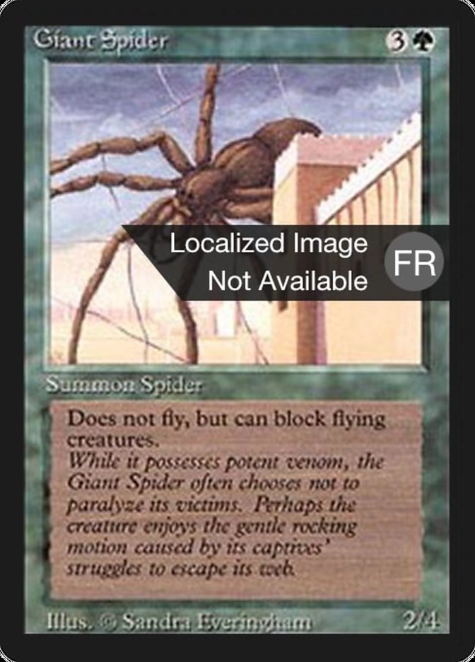 Giant Spider [Foreign Black Border] | Game Grid - Logan