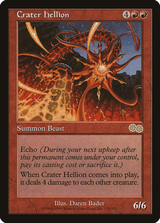 Crater Hellion [Urza's Saga] | Game Grid - Logan