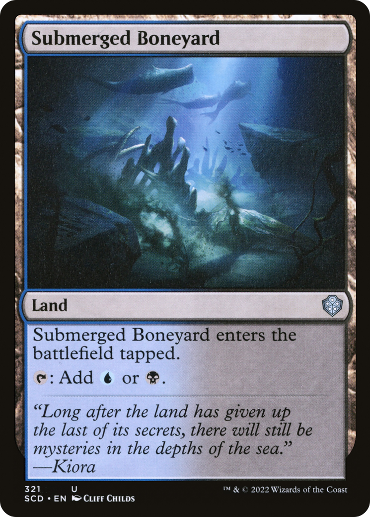 Submerged Boneyard [Starter Commander Decks] | Game Grid - Logan