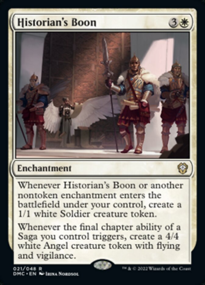 Historian's Boon [Dominaria United Commander] | Game Grid - Logan
