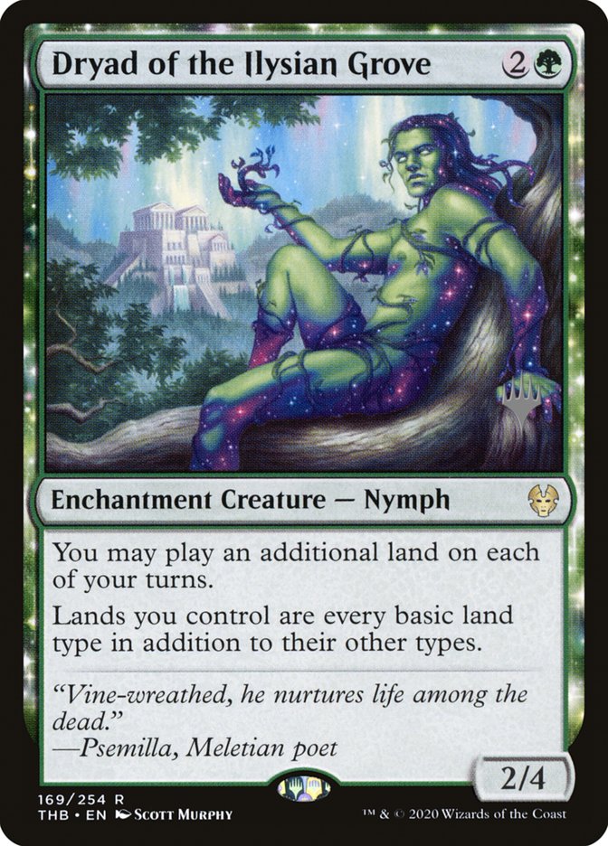 Dryad of the Ilysian Grove (Promo Pack) [Theros Beyond Death Promos] | Game Grid - Logan