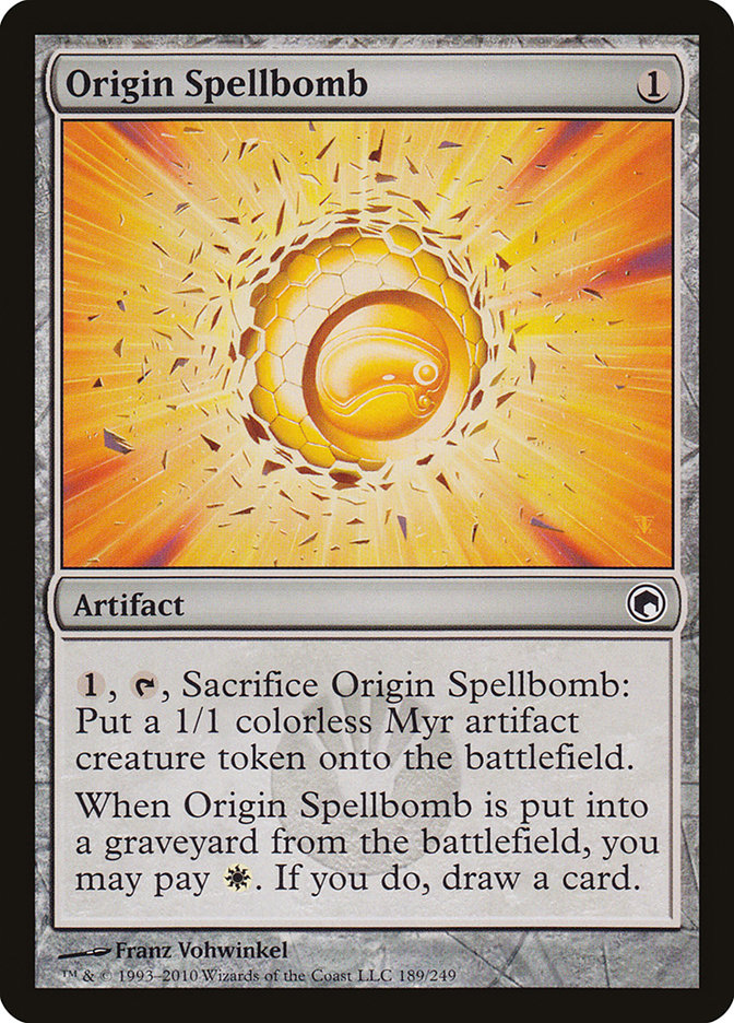 Origin Spellbomb [Scars of Mirrodin] | Game Grid - Logan
