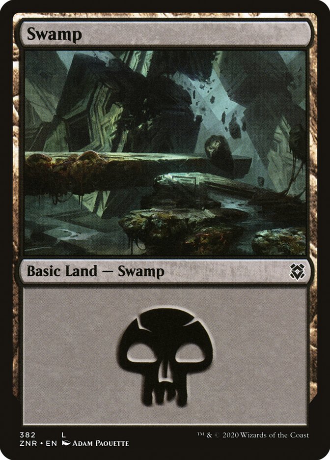 Swamp (382) [Zendikar Rising] | Game Grid - Logan