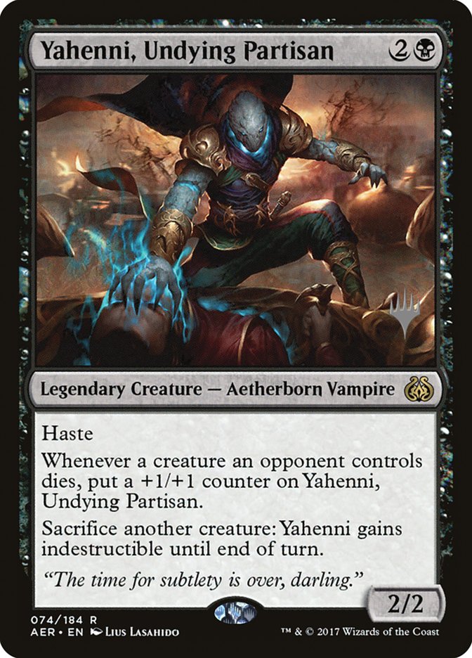 Yahenni, Undying Partisan (Promo Pack) [Aether Revolt Promos] | Game Grid - Logan