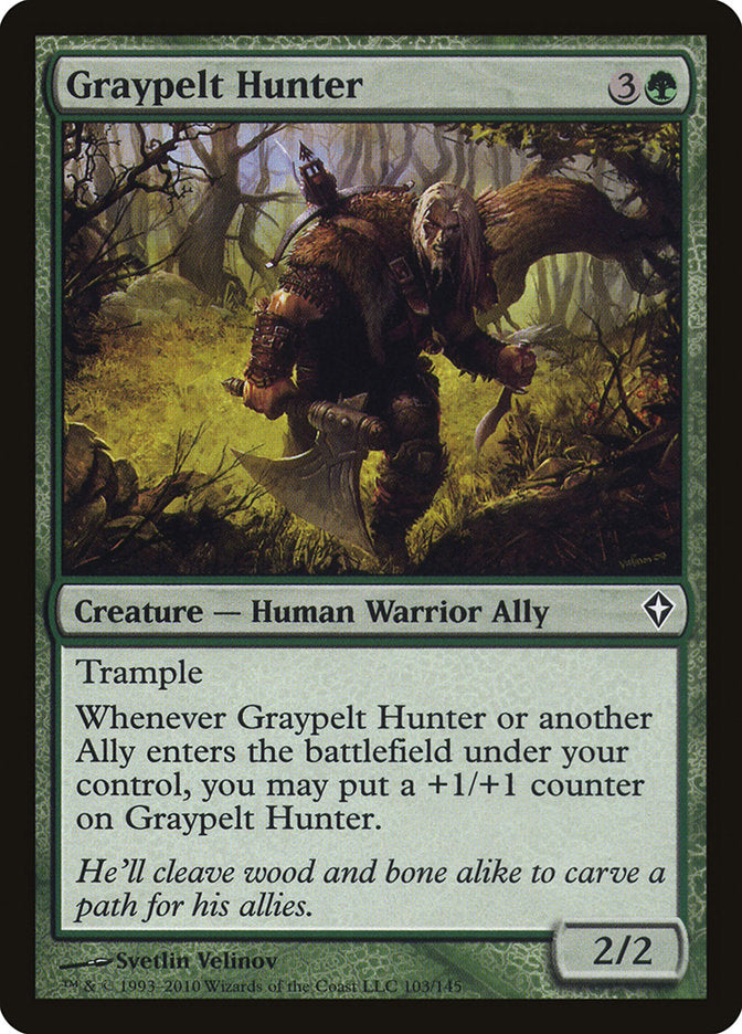 Graypelt Hunter [Worldwake] | Game Grid - Logan