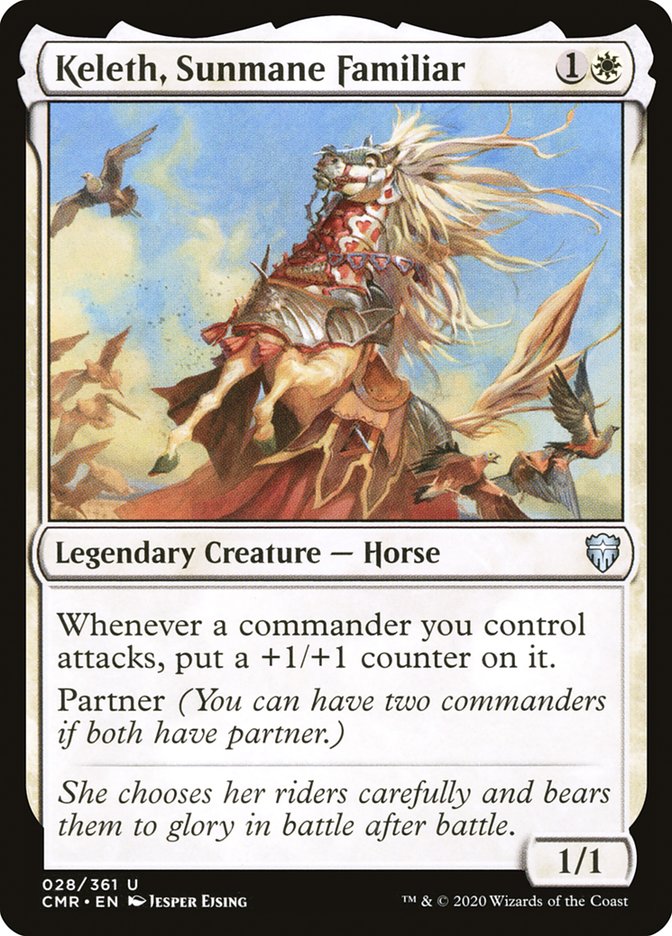 Keleth, Sunmane Familiar [Commander Legends] | Game Grid - Logan