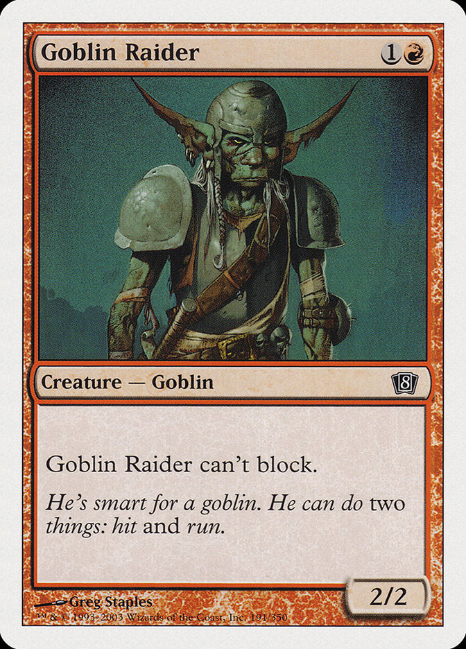 Goblin Raider [Eighth Edition] | Game Grid - Logan