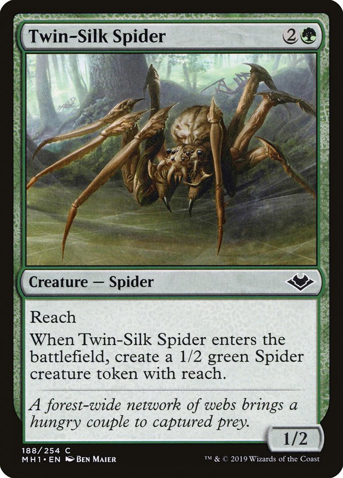 Twin-Silk Spider [Modern Horizons] | Game Grid - Logan
