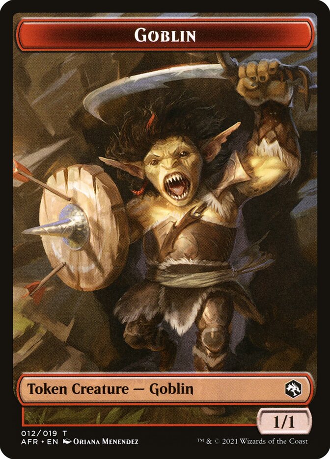 Clue // Goblin Double-Sided Token [Dungeons & Dragons: Adventures in the Forgotten Realms Commander Tokens] | Game Grid - Logan