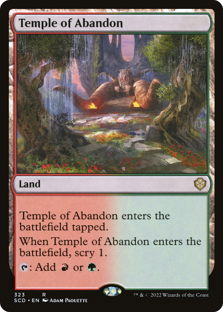 Temple of Abandon [Starter Commander Decks] | Game Grid - Logan