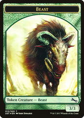 Beast // Beast Double-Sided Token [Unstable Tokens] | Game Grid - Logan