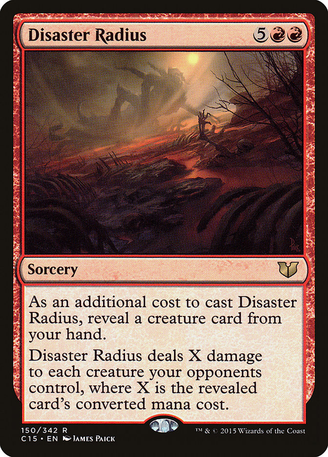 Disaster Radius [Commander 2015] | Game Grid - Logan