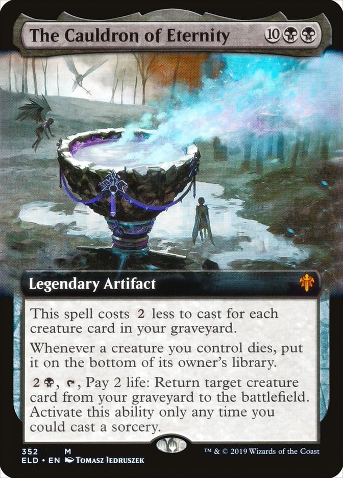 The Cauldron of Eternity (Extended Art) [Throne of Eldraine] | Game Grid - Logan