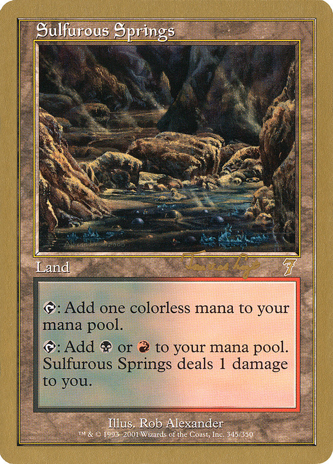 Sulfurous Springs (Tom van de Logt) [World Championship Decks 2001] | Game Grid - Logan