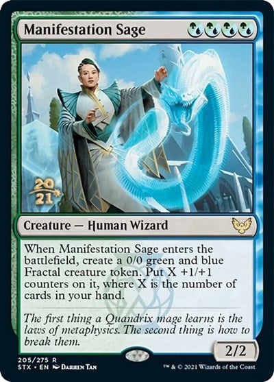 Manifestation Sage [Strixhaven: School of Mages Prerelease Promos] | Game Grid - Logan