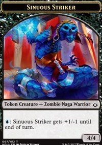 Sinuous Striker // Zombie Double-Sided Token [Hour of Devastation Tokens] | Game Grid - Logan