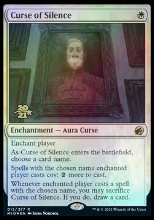 Curse of Silence [Innistrad: Midnight Hunt Prerelease Promos] | Game Grid - Logan