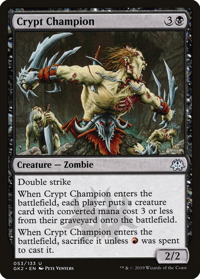 Crypt Champion [Ravnica Allegiance Guild Kit] | Game Grid - Logan