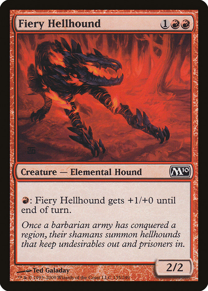 Fiery Hellhound [Magic 2010] | Game Grid - Logan