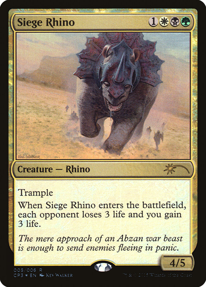 Siege Rhino [Magic Origins Clash Pack] | Game Grid - Logan