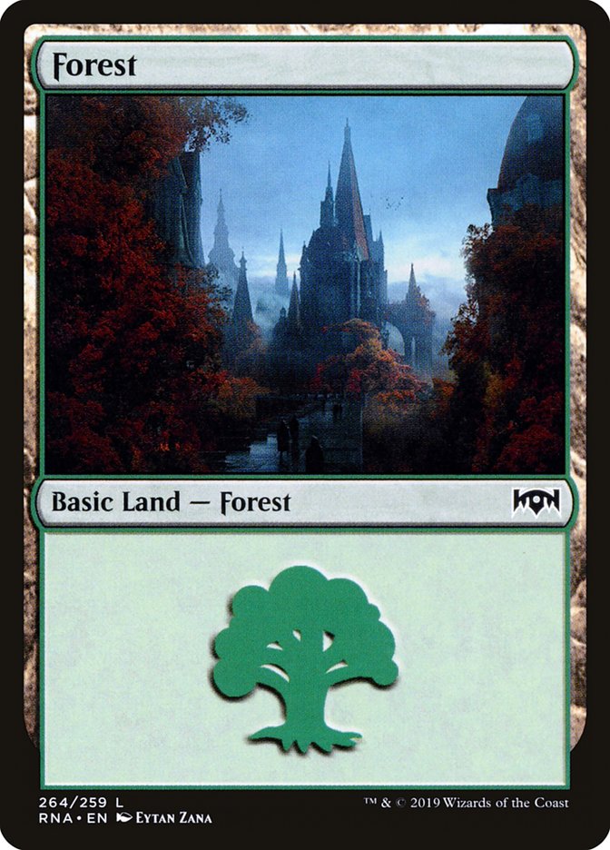 Forest (264) [Ravnica Allegiance] | Game Grid - Logan
