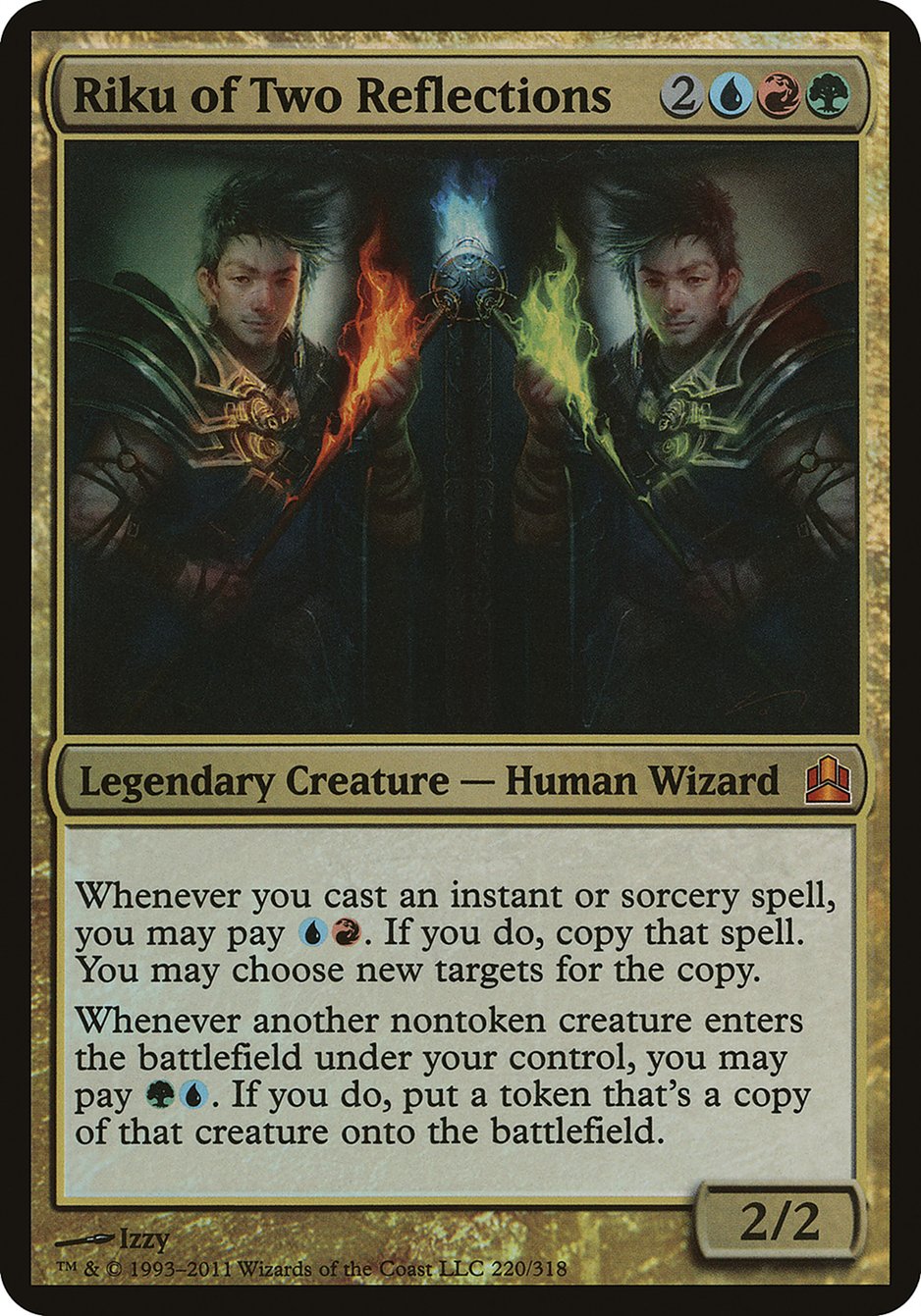 Riku of Two Reflections (Oversized) [Commander 2011 Oversized] | Game Grid - Logan